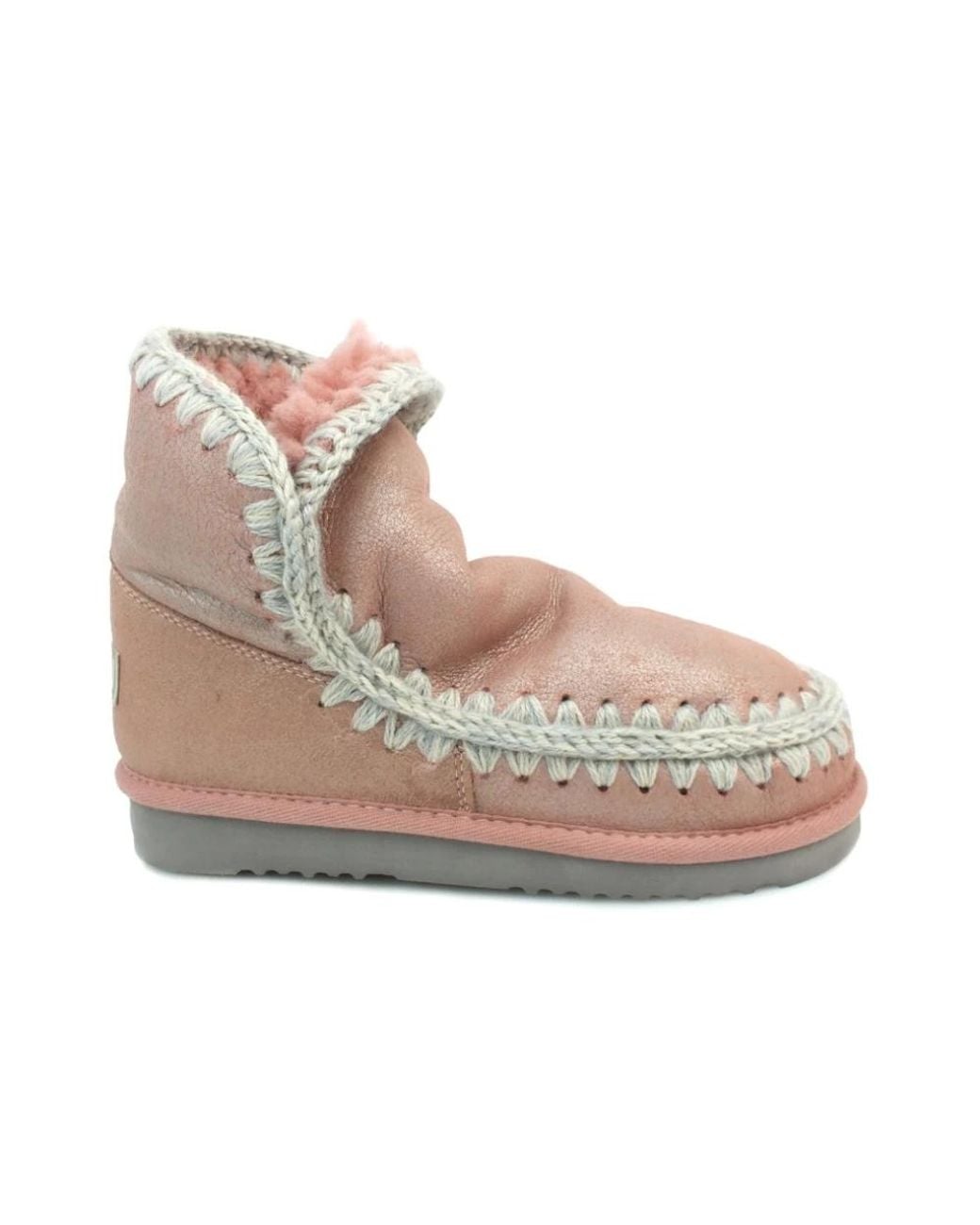 Mou Gray Winter Boots