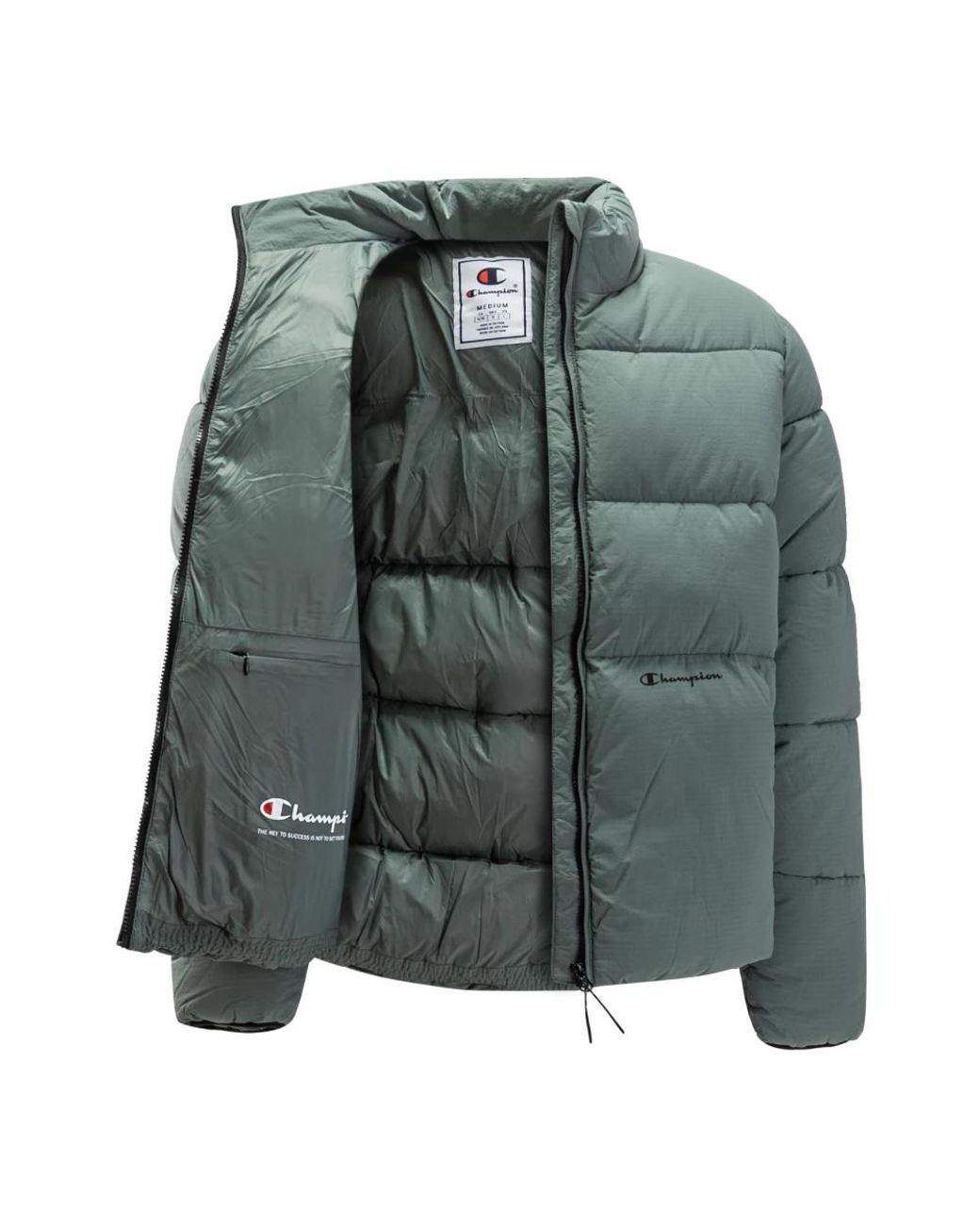 Champion Jassen ,Groen ,Polyester Herenjas Groen Nylon Polyester in het Green voor heren