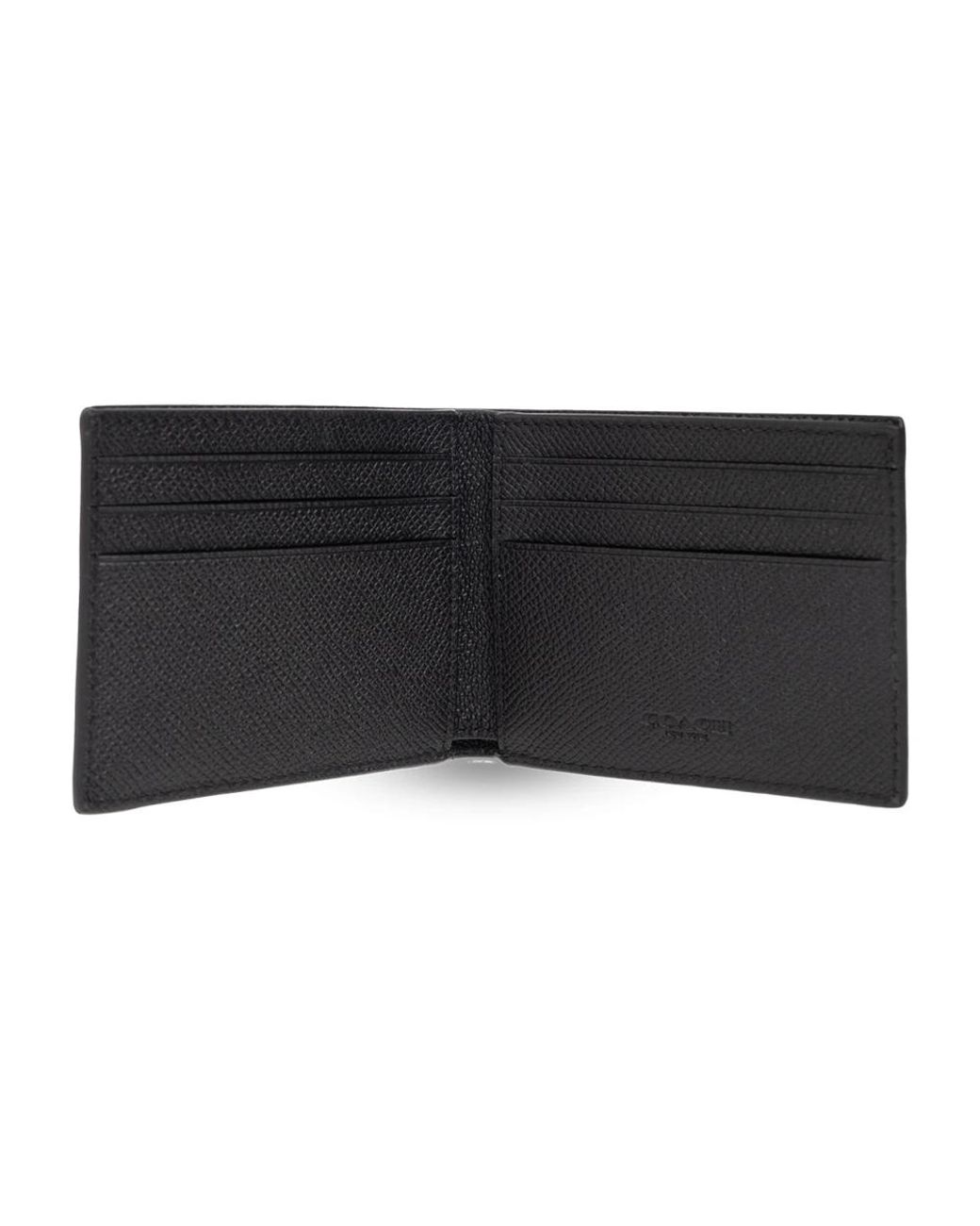 Portafoglio in pelle di COACH in Black da Uomo