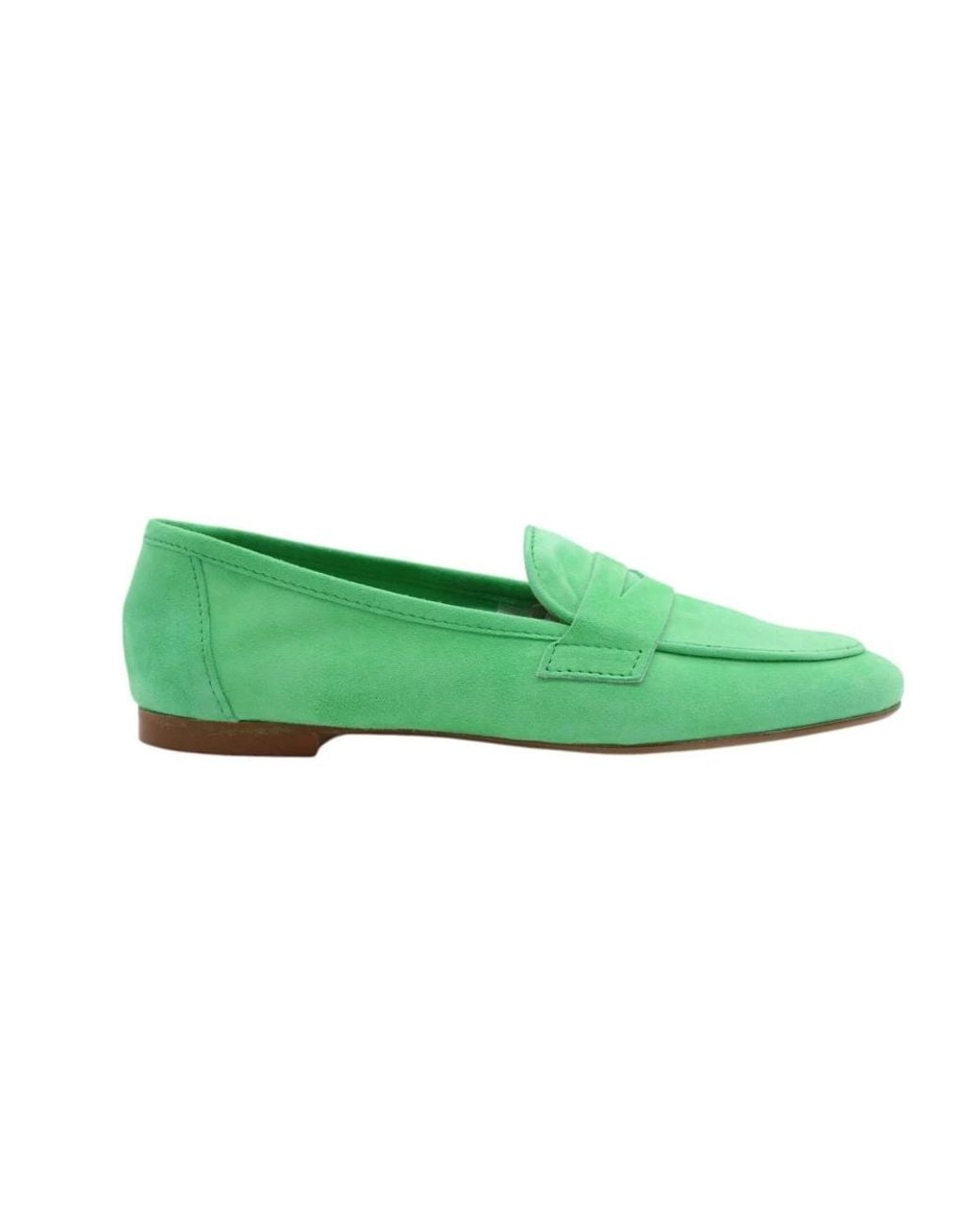 E mia Green Loafers