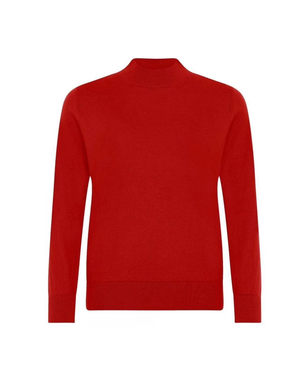 Skovhuus Truien & Vesten ,Rood ,Katoen Lichtgewicht Coltrui Blouse Roccoco Re in het Red
