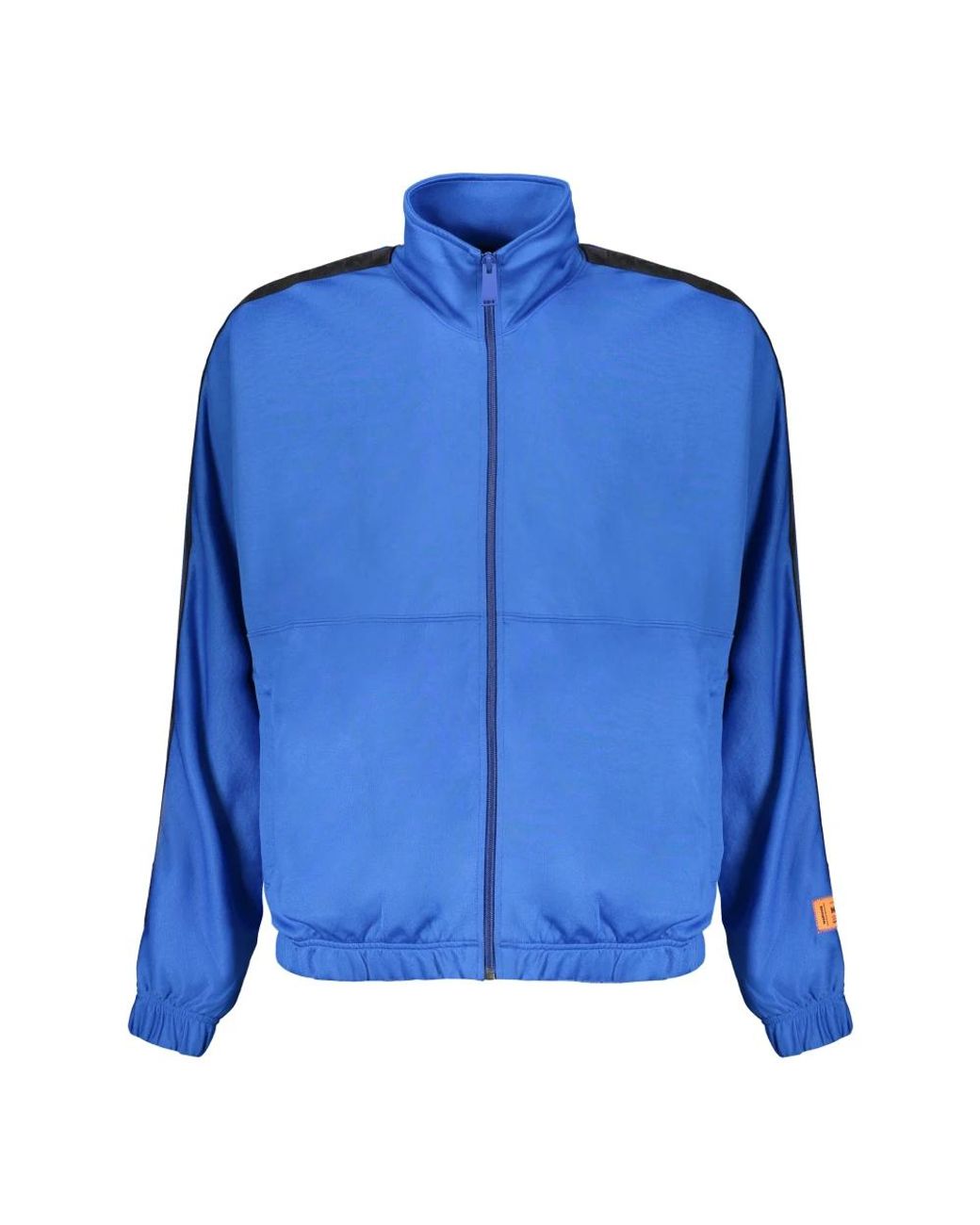 Heron Preston Hoodies & Sweatvesten ,Blauw ,Katoen Full-Zip Techno Fabric Sweatshirt in het Blue voor heren