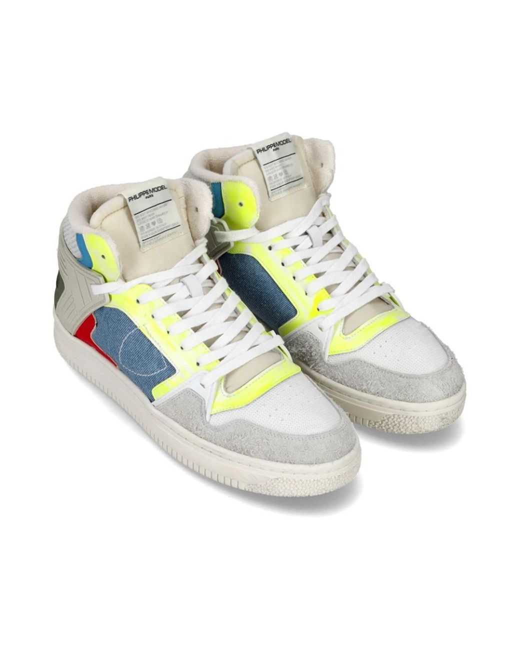 Philippe Model Blue Sneakers for men