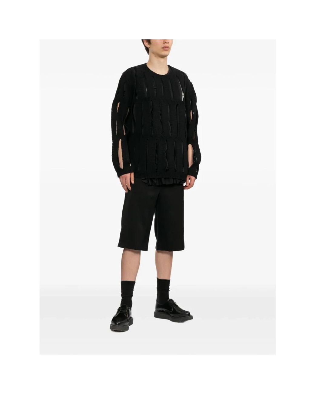 Comme des Garçons Black Bermudas for men