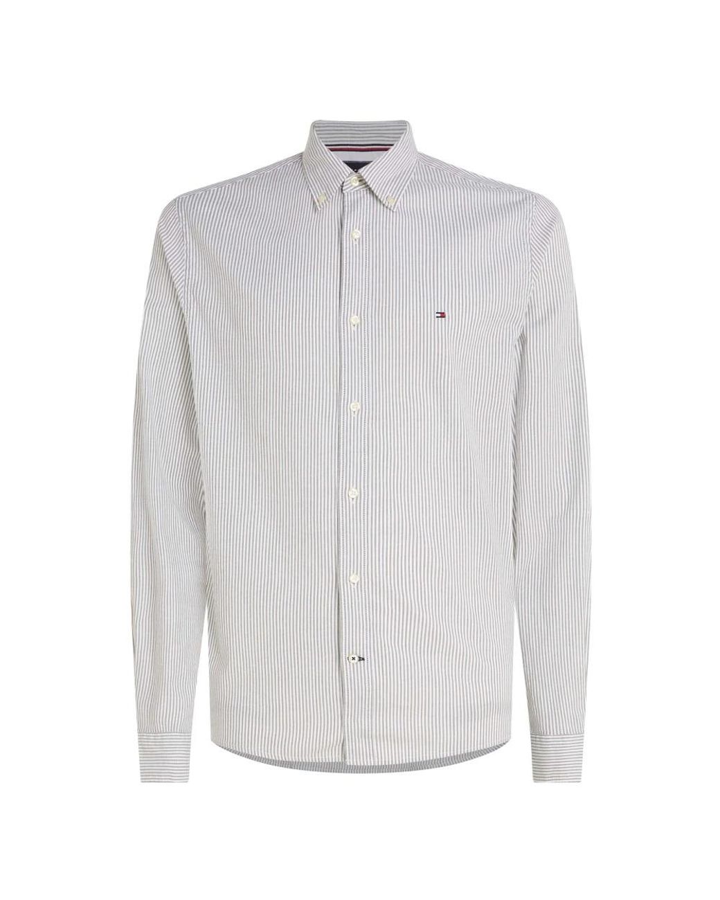 Tommy Hilfiger Casual Shirts in White for Men | Lyst