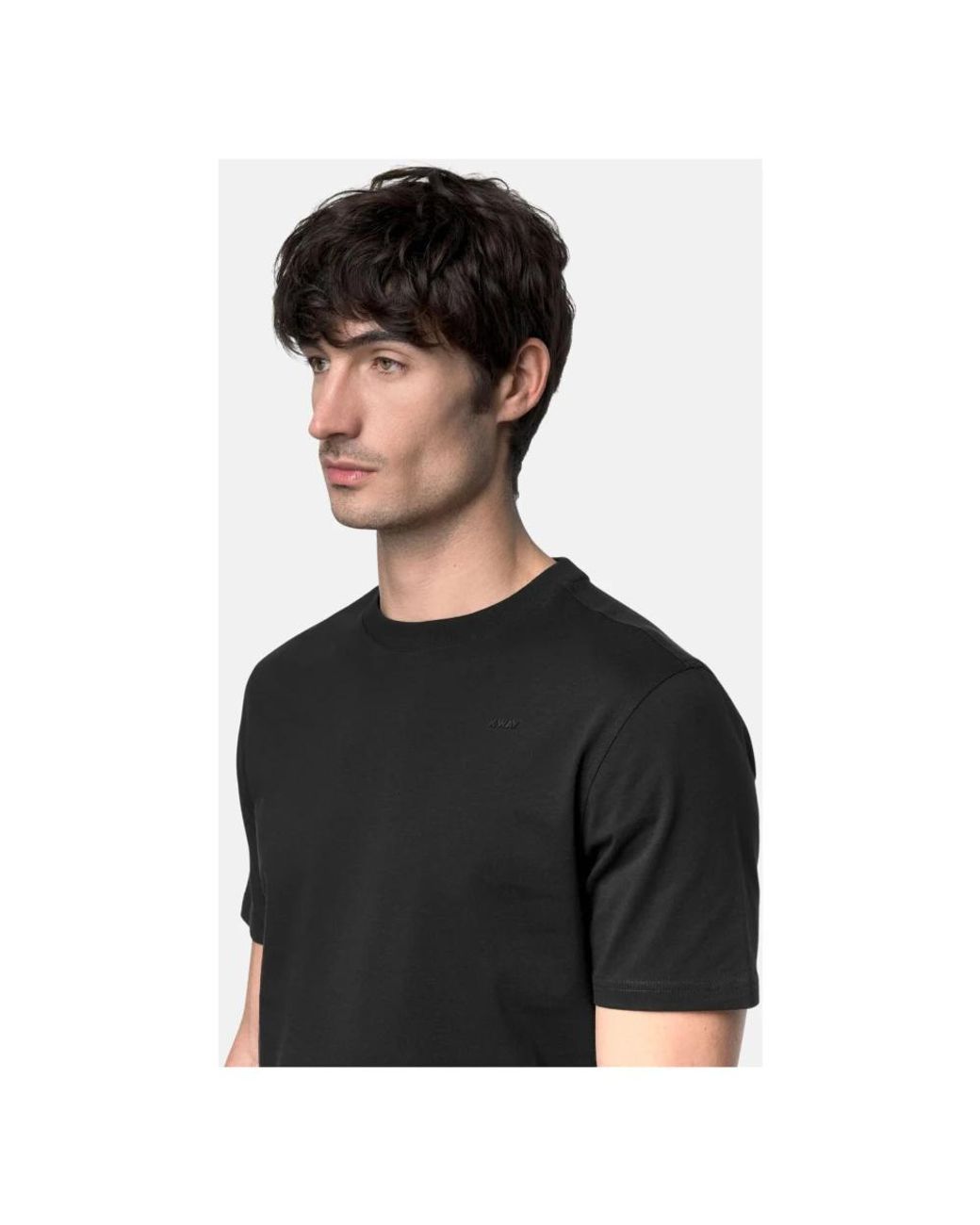 K-Way Black T-Shirts for men