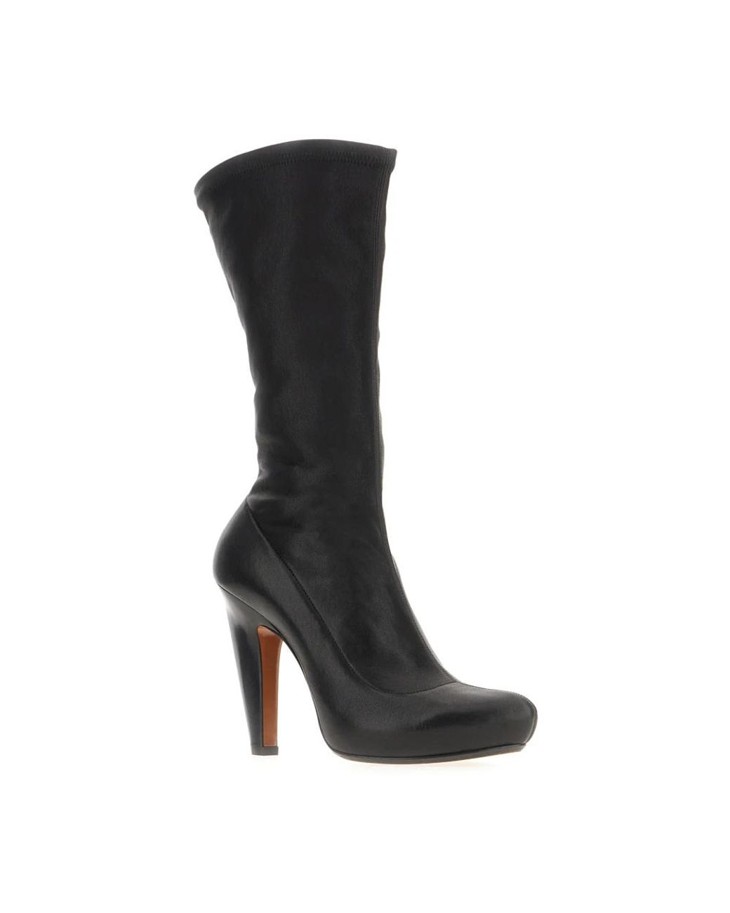 McQueen Black Heeled Boots