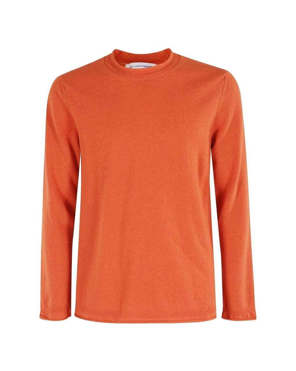 Comme des Garçons Orange Round-Neck Knitwear for men