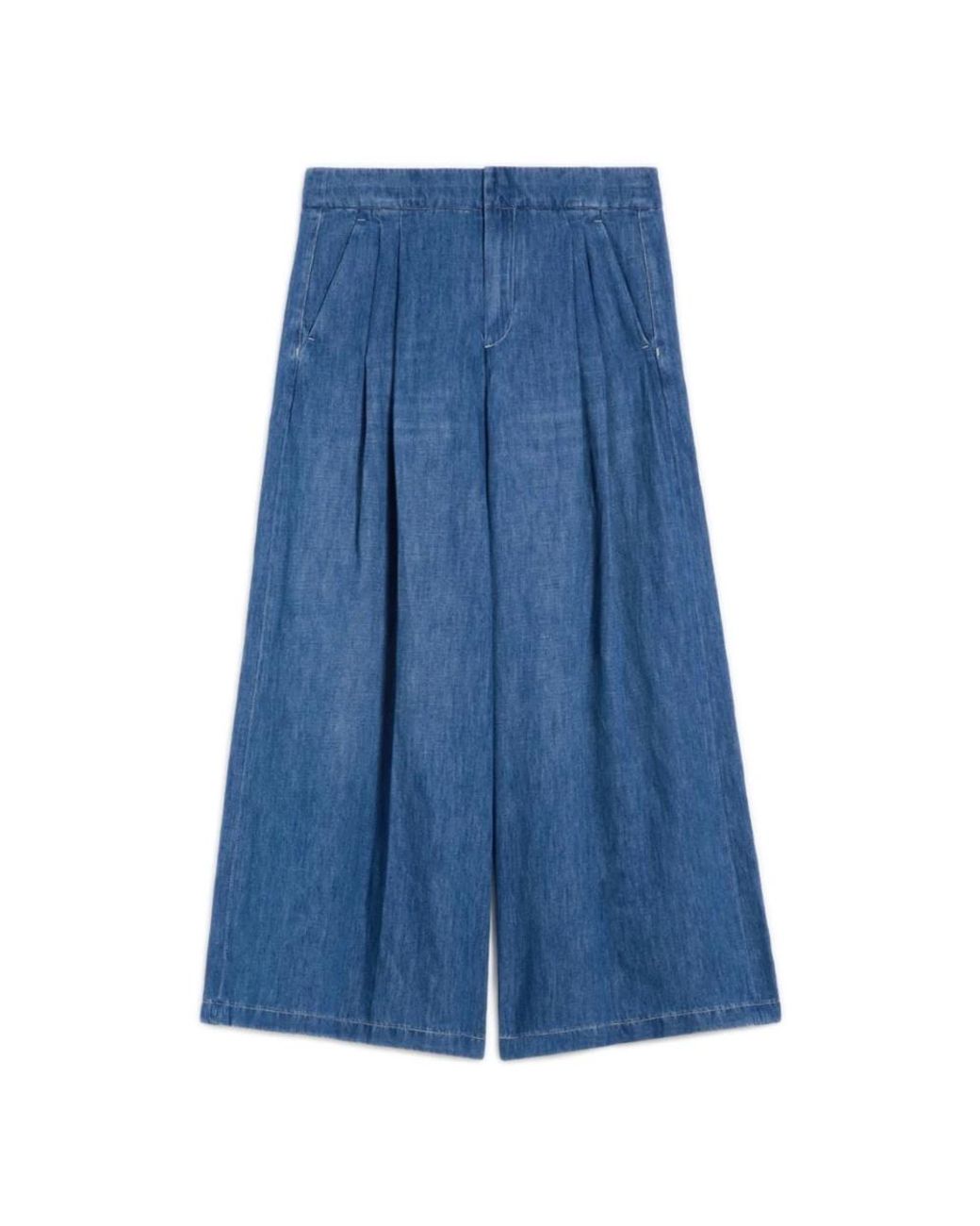 Max Mara Blue Wide Jeans