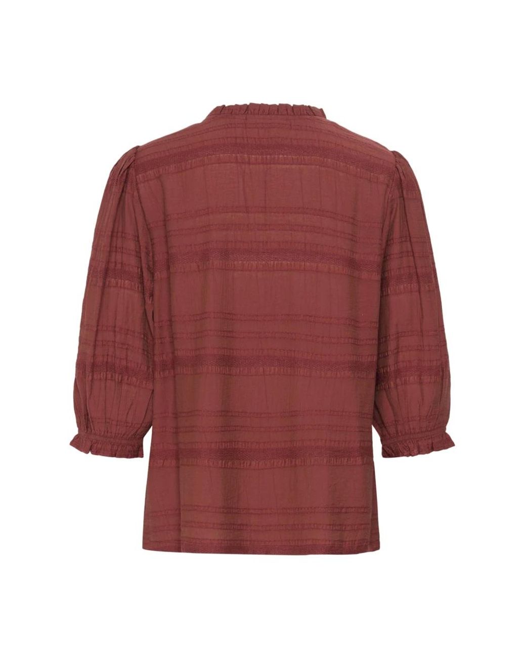 Blouses Cream en coloris Red
