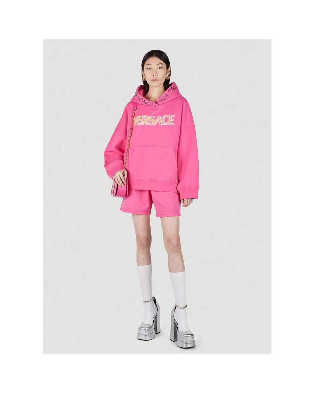 Versace Pink Casual Shorts