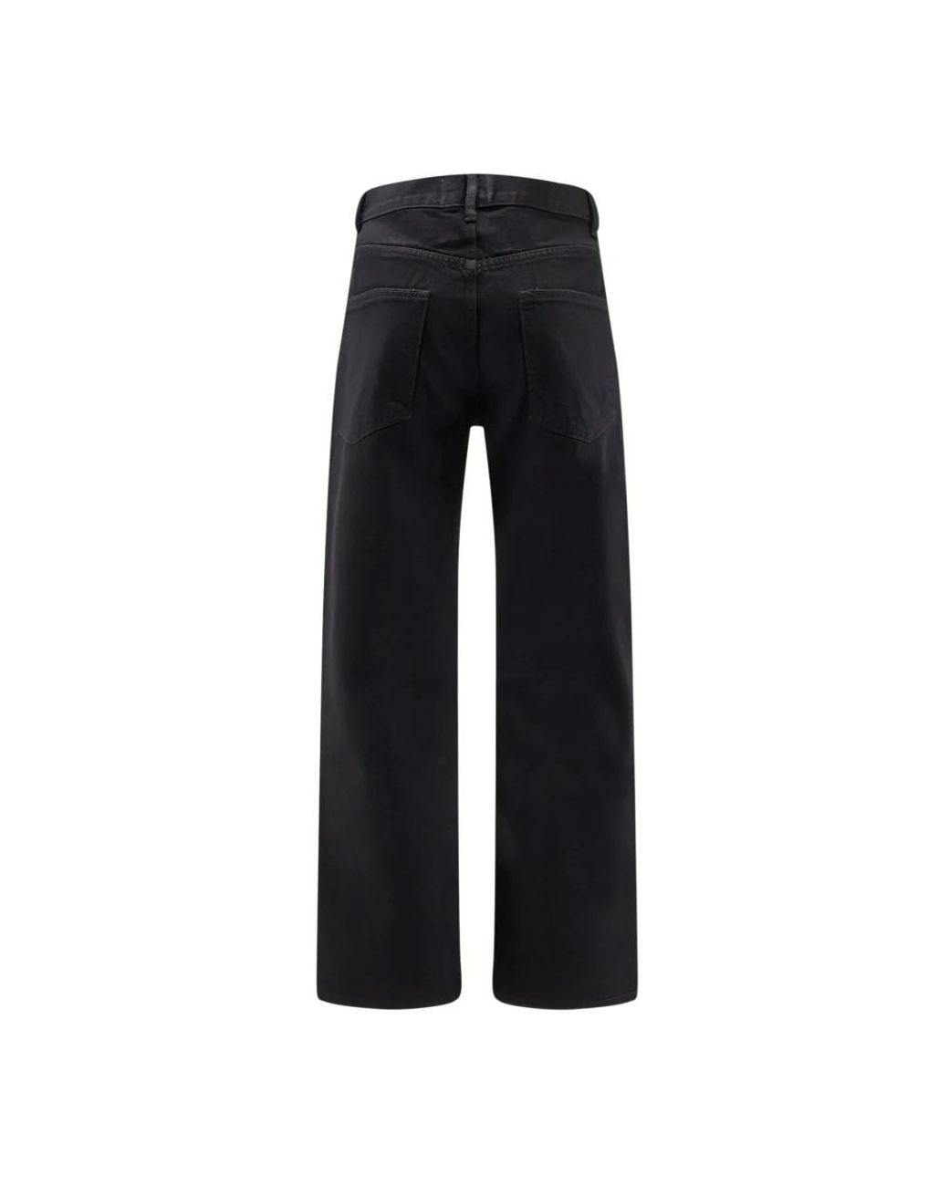 TONYWACK Black Straight Fit Jeans for men