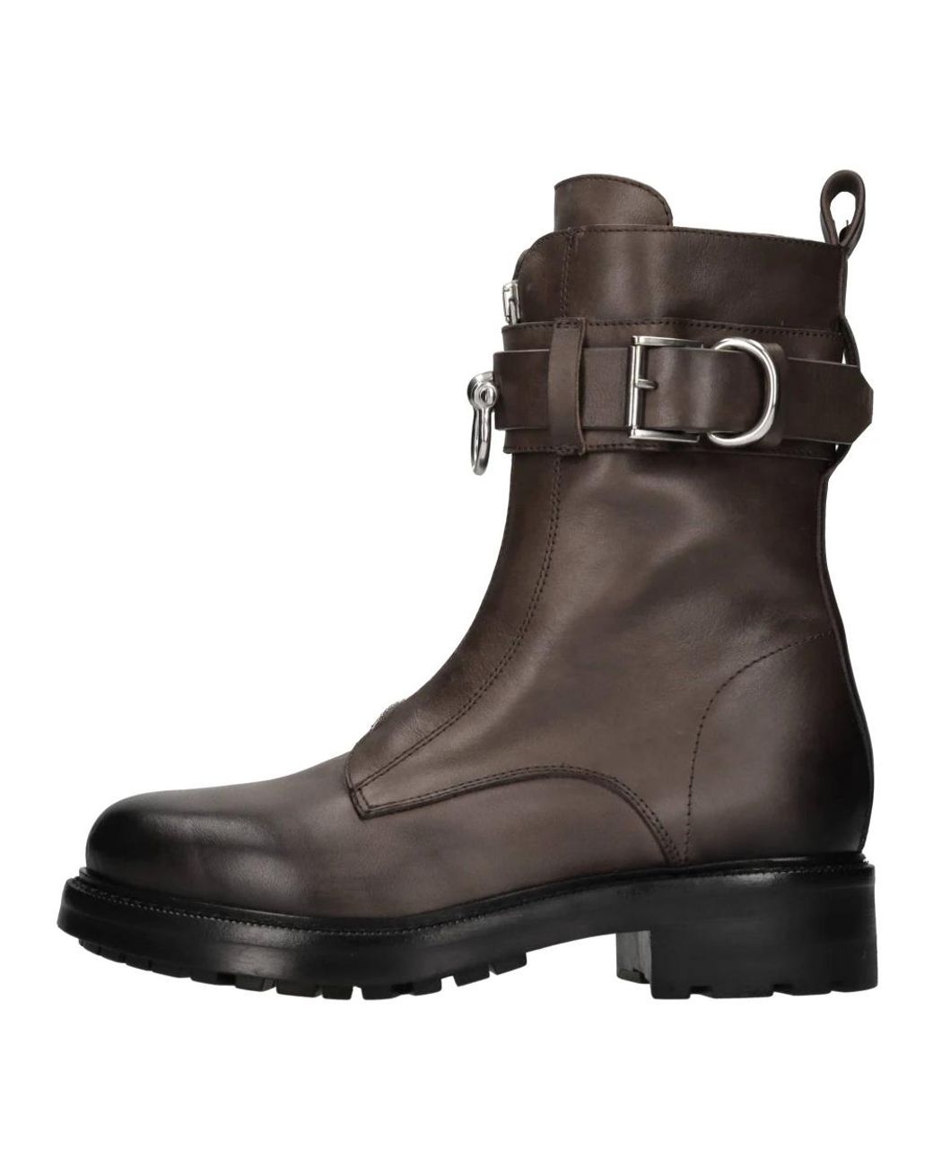Strategia Brown Ankle Boots