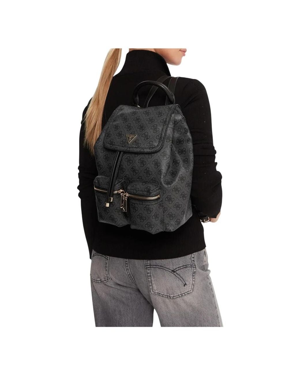 Backpacks Guess de color Black