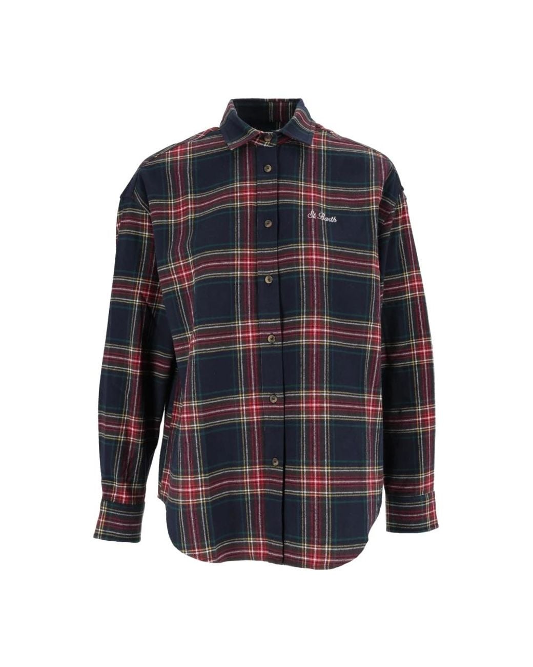 Mc2 Saint Barth Blue Casual Shirts for men