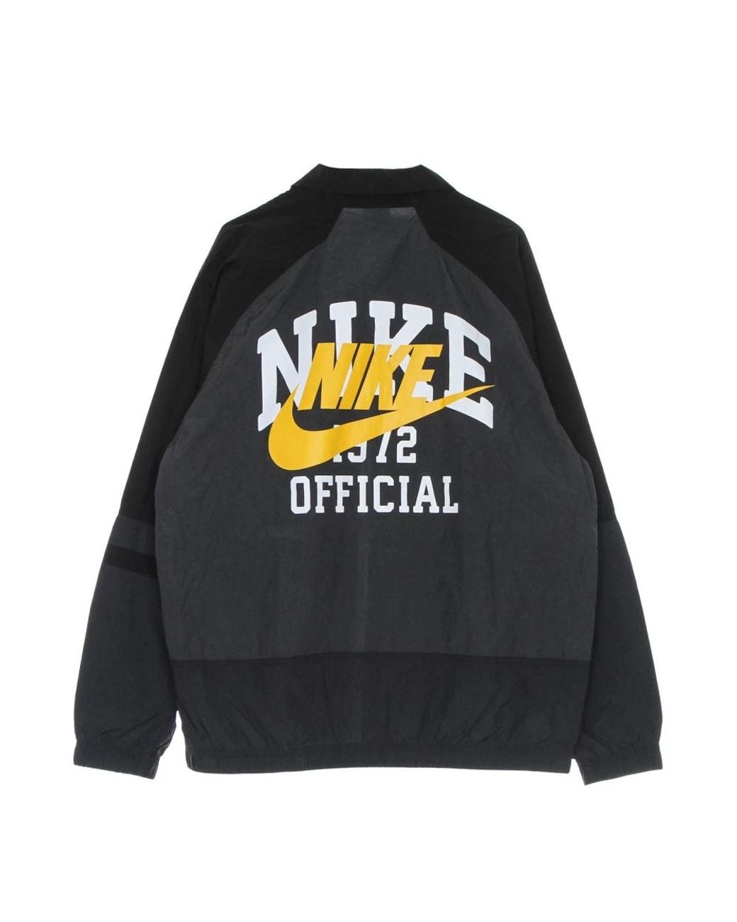 Nike Jassen ,Zwart ,Nylon Trendy Trainingsjack in het Black voor heren