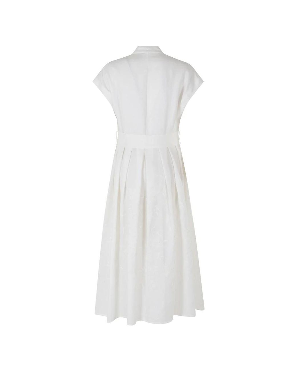 Eleventy White Shirt Dresses