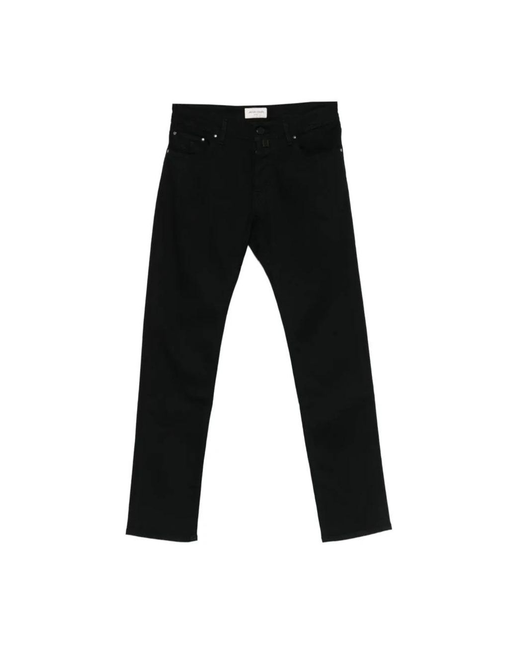Jacob Cohen Black Straight Fit Jeans for men