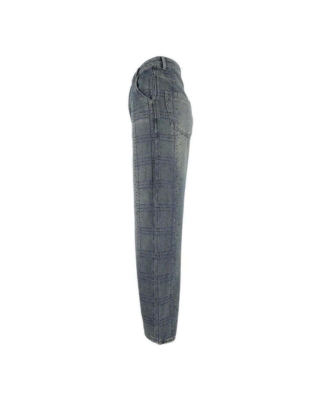 Ermanno Scervino Gray Loose Fit Jeans