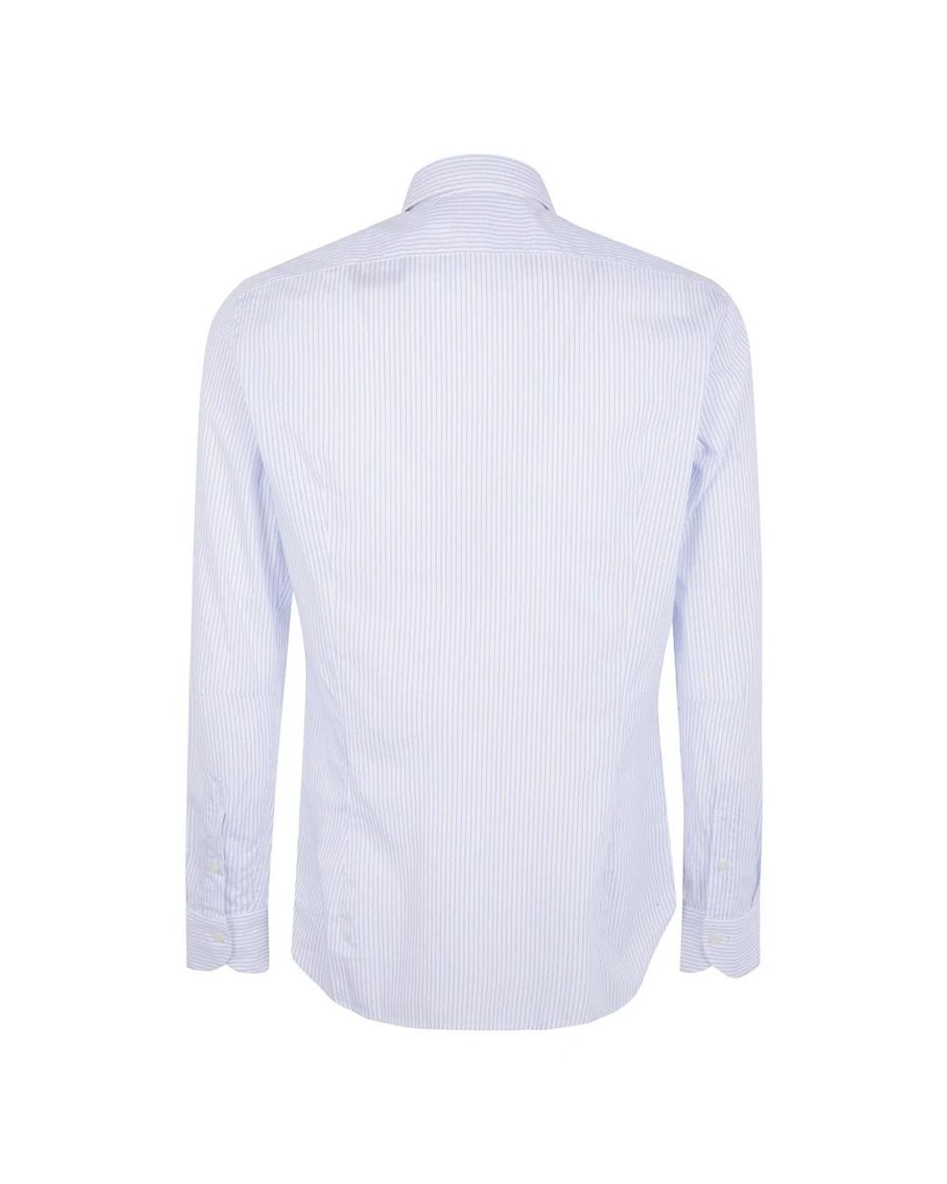 Tintoria Mattei 954 White Formal Shirts for men