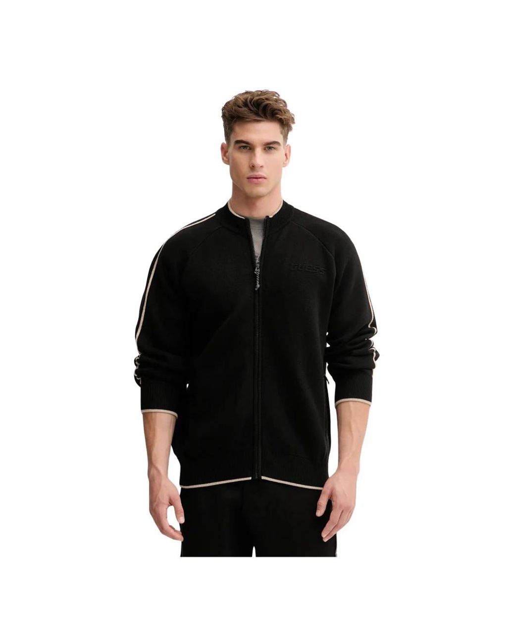 Cardigans Guess de hombre de color Black