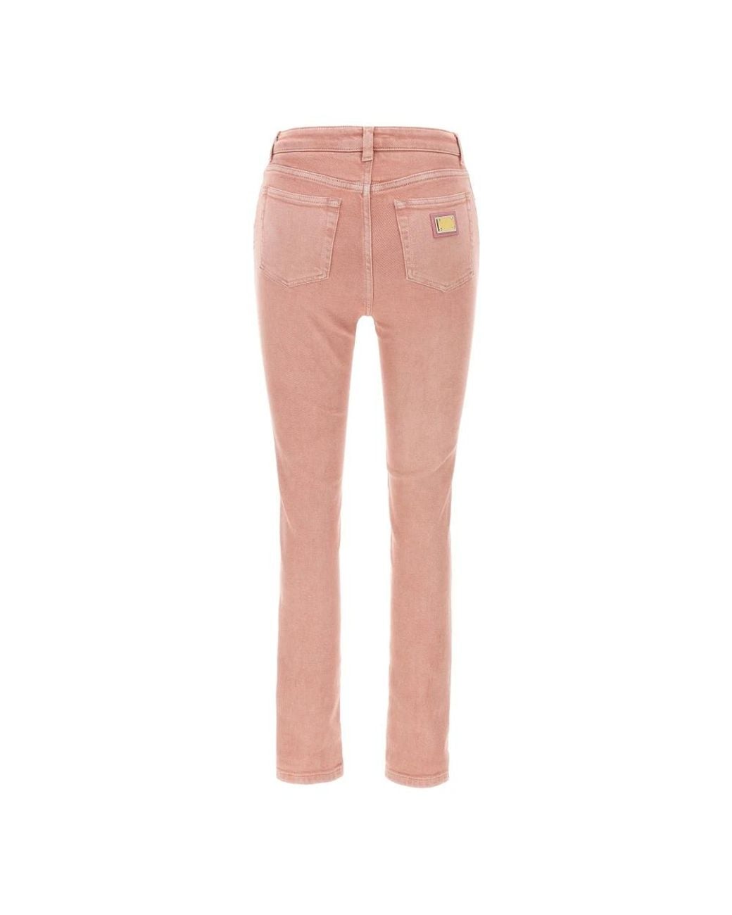 Dolce & Gabbana Pink Skinny Fit Jeans