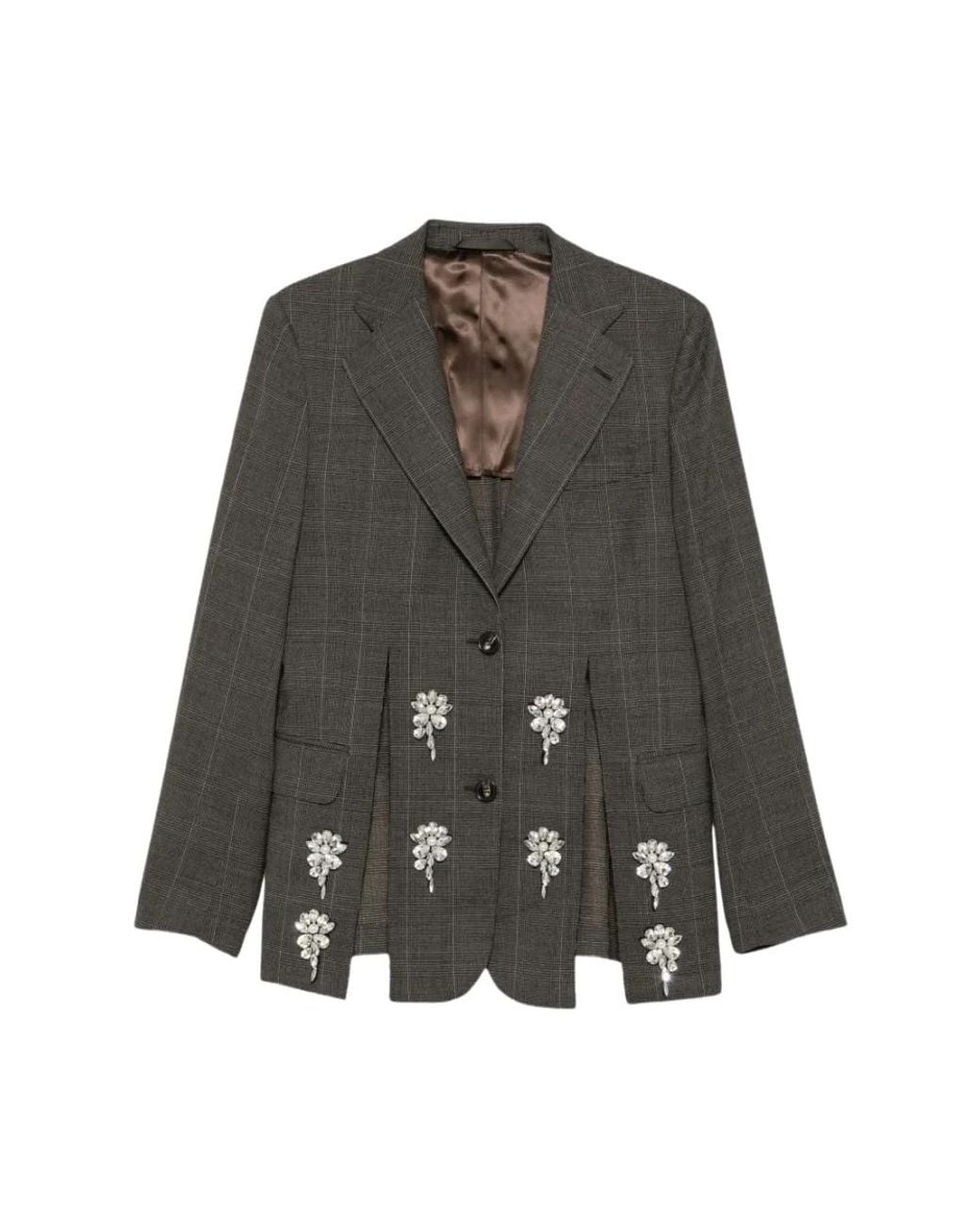 Blazers Simone Rocha en coloris Gray