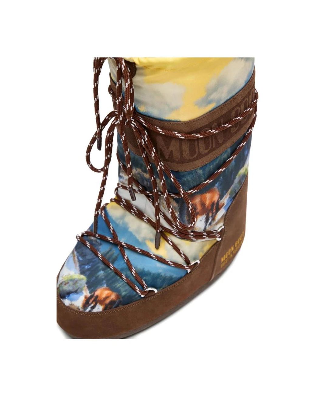 Moon Boot Brown Icon Postcard Boot