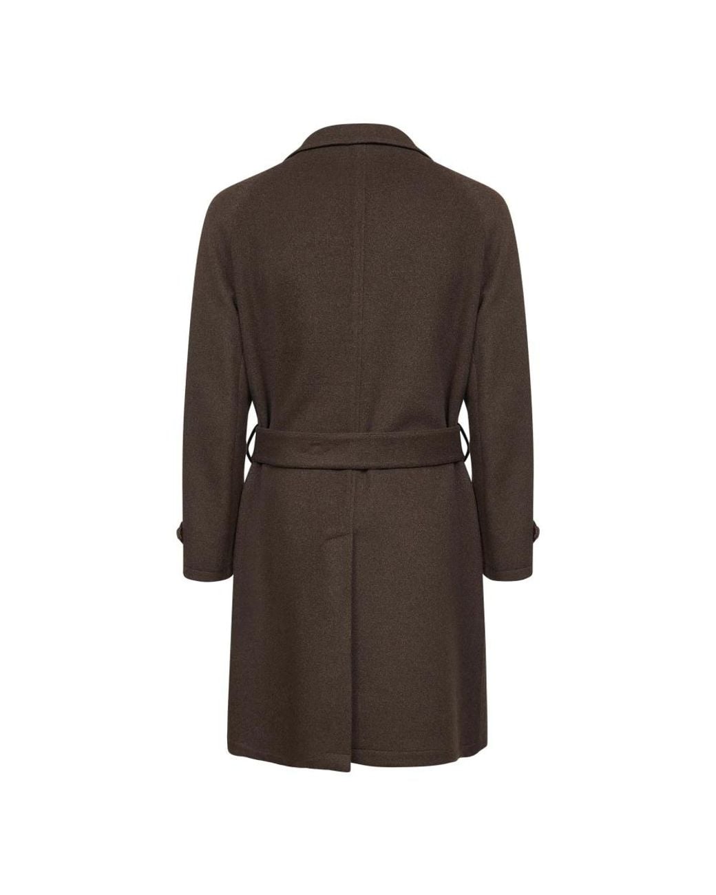 D4.0 Brown Belted Coats for men