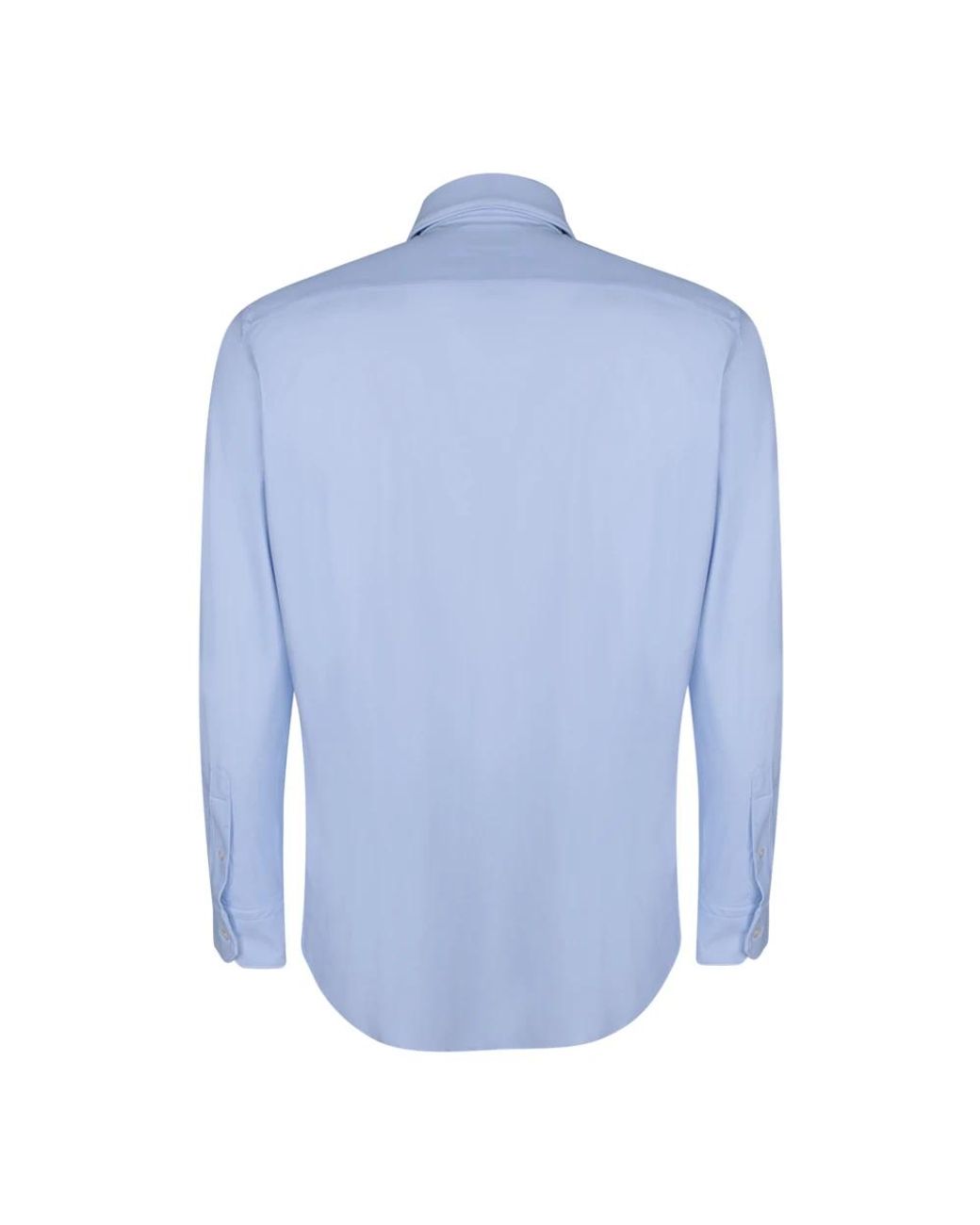 Dell'Oglio Blue Casual Shirts for men