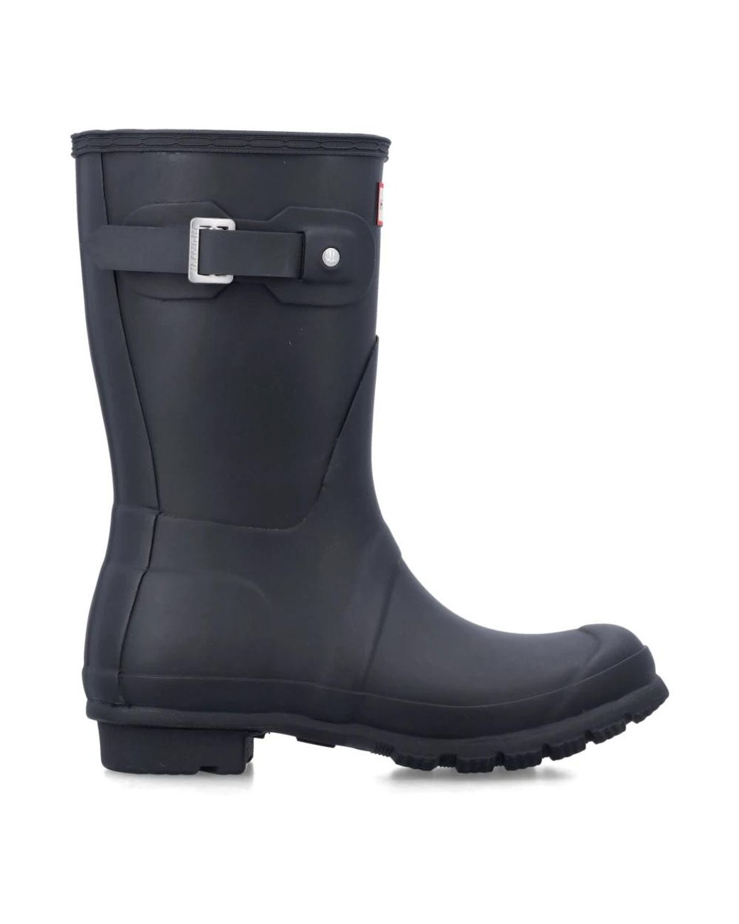 Hunter Schoenen ,Zwart ,Katoen Zwarte Gesloten Schoenen Originele Korte Laarzen in het Blue