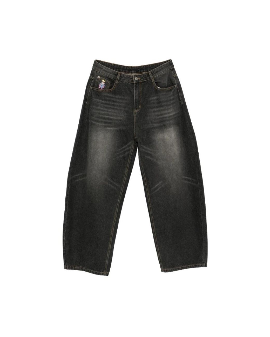 Kidsuper Gray Wide Jeans for men