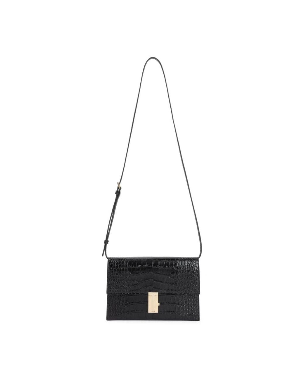 Tom Ford Croc Mini Bag in het Black