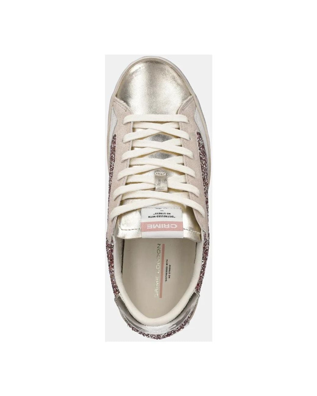 Crime London Gray Sneakers