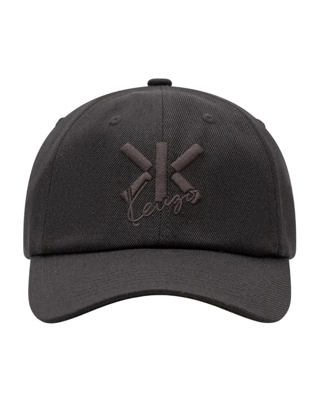 KENZO Double K Bestickte Cap in Black für Herren