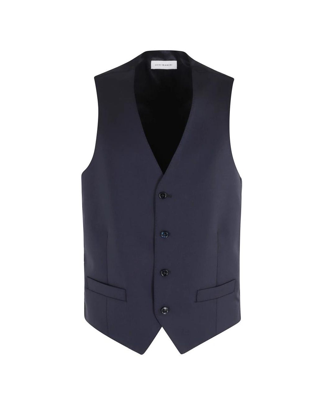 Luigi Bianchi Suit Vests in het Blue voor heren
