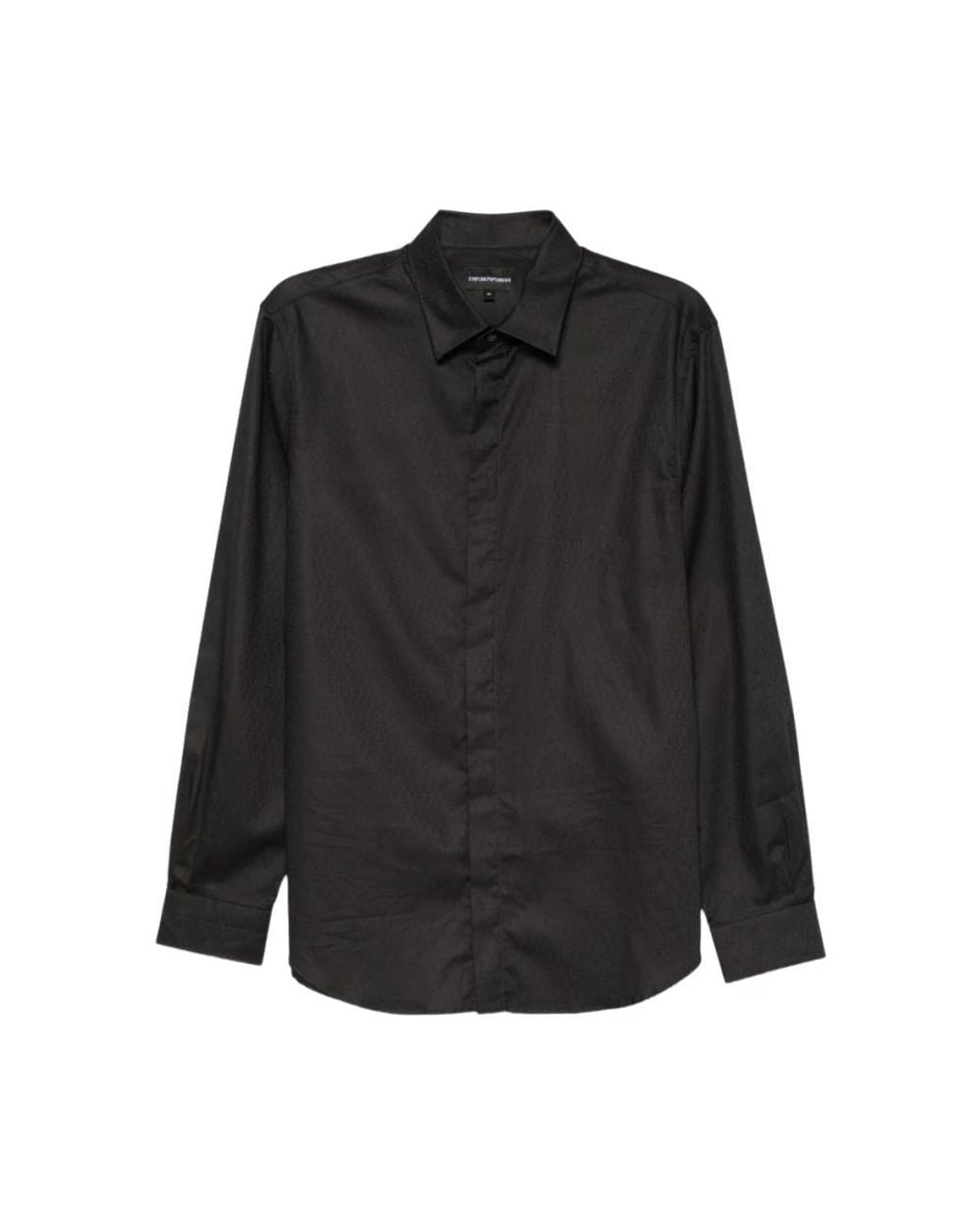 Emporio Armani Black Formal Shirts for men