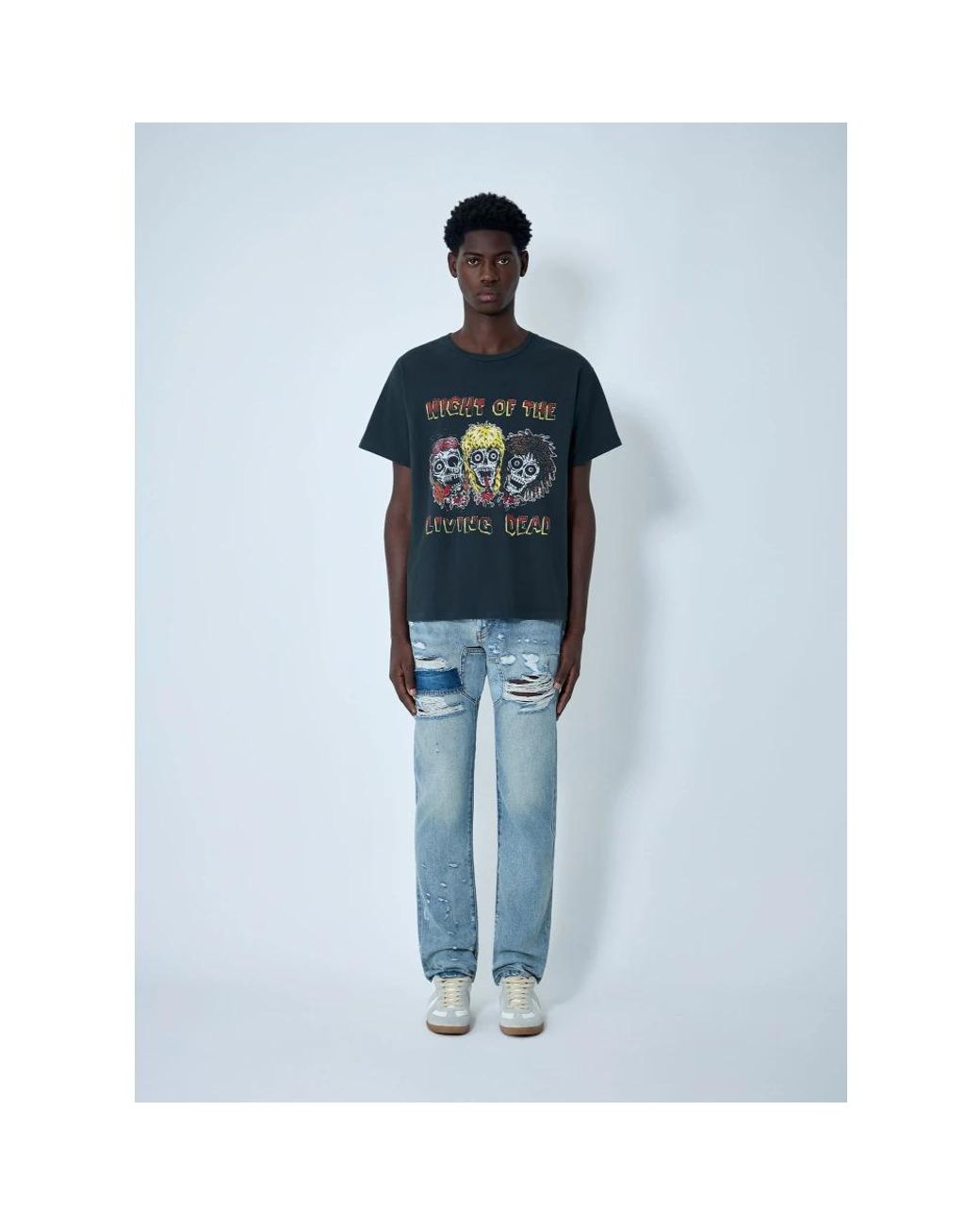 GALLERY DEPT. Blue Straight Jeans for men