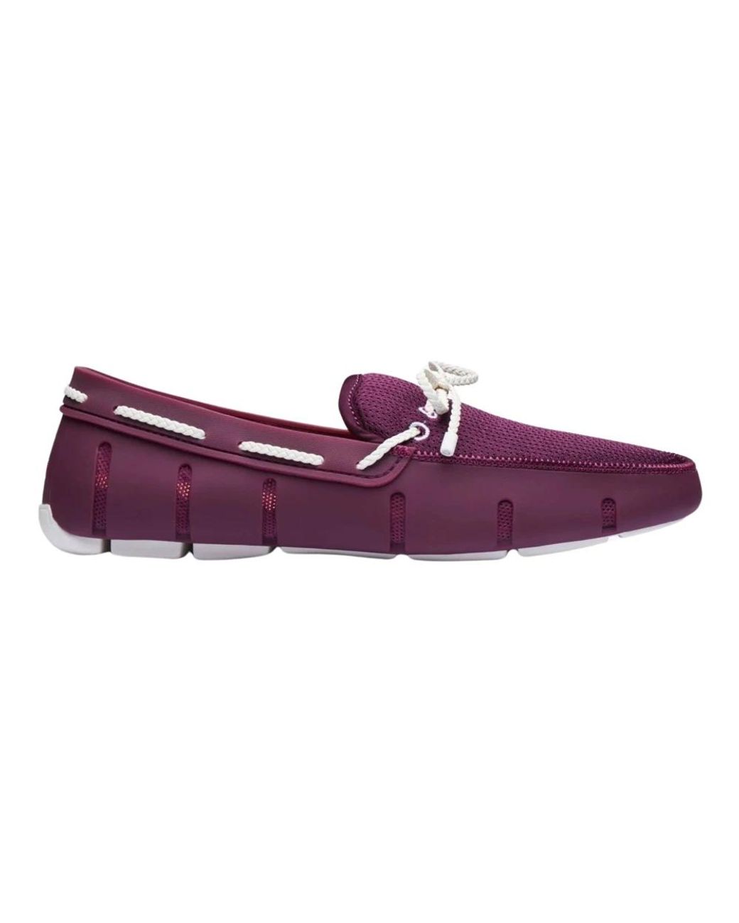 Swims Purple Boat Shoes for men