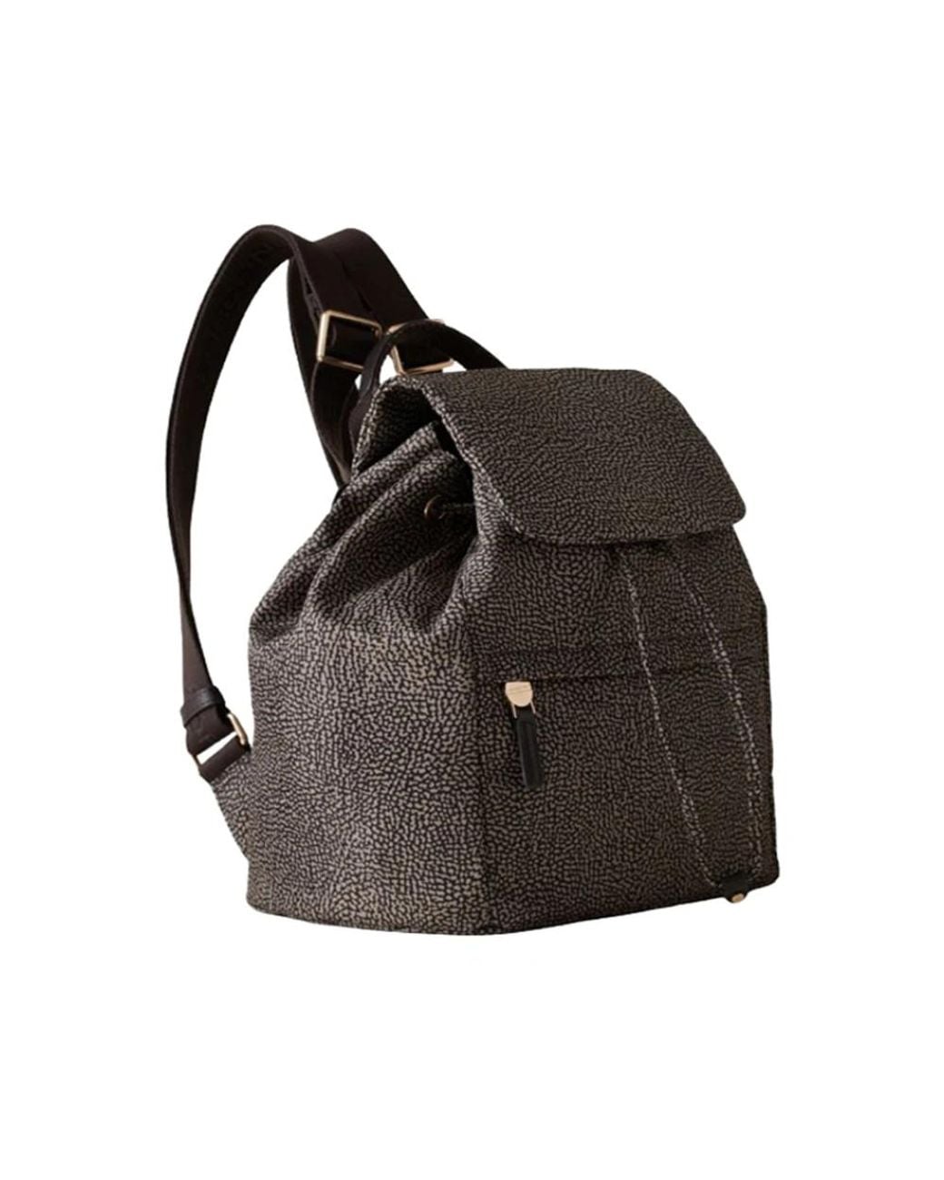 Borbonese Brown B-Club Rucksack