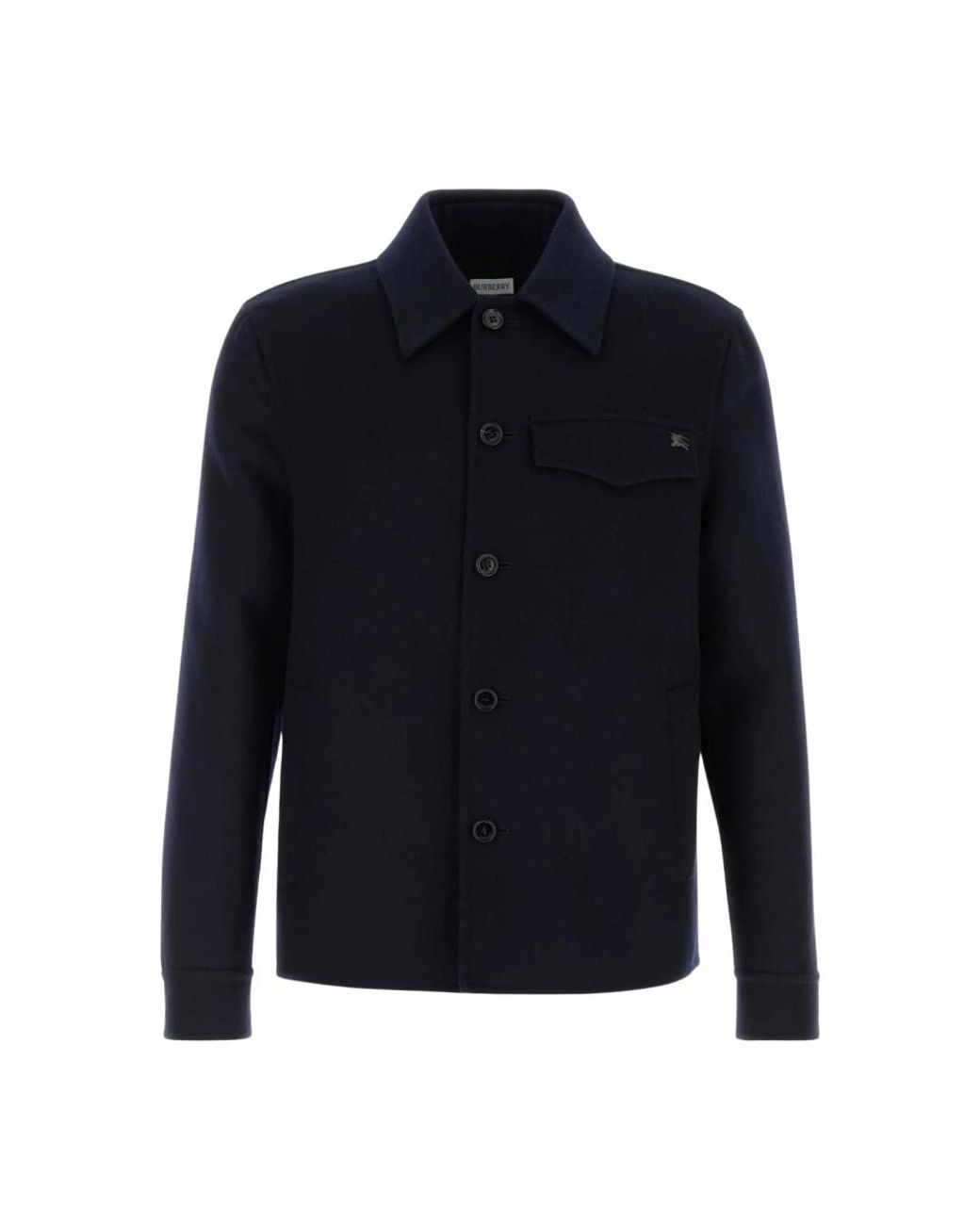 Burberry Blue Light Jackets for men