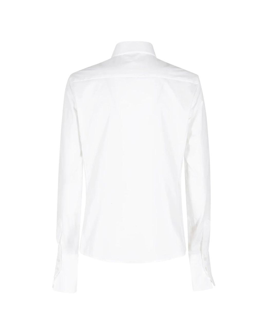 Fay White Camicia Slim Basic