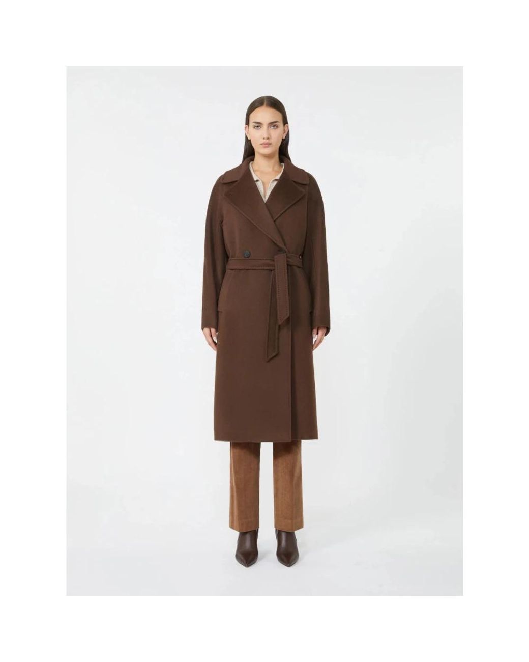 Weekend by Maxmara Brown Belted Coats