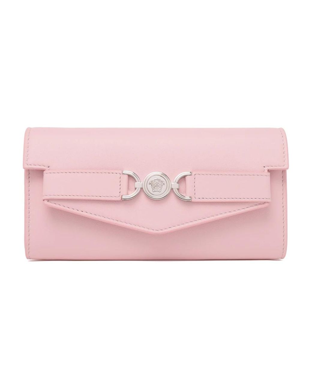 Versace Pink Medusa 95 Leder Clutch