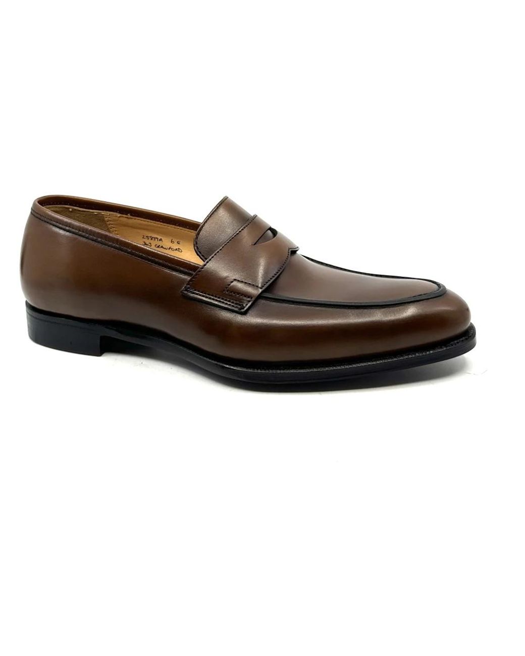Crockett and Jones Brown Loafers for men