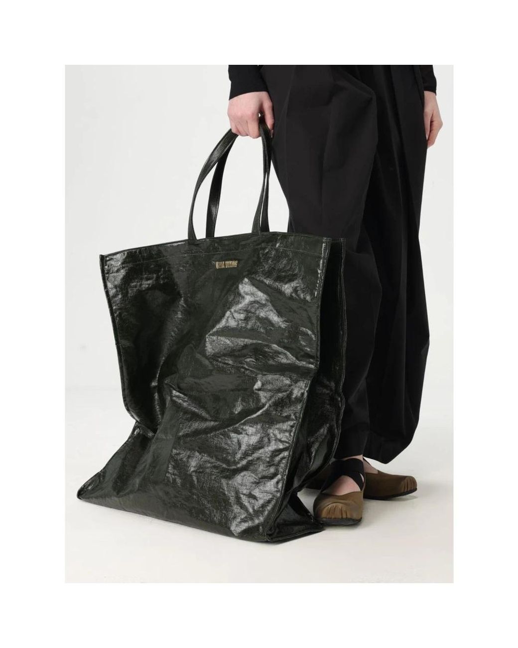 Uma Wang Black Tote Bags