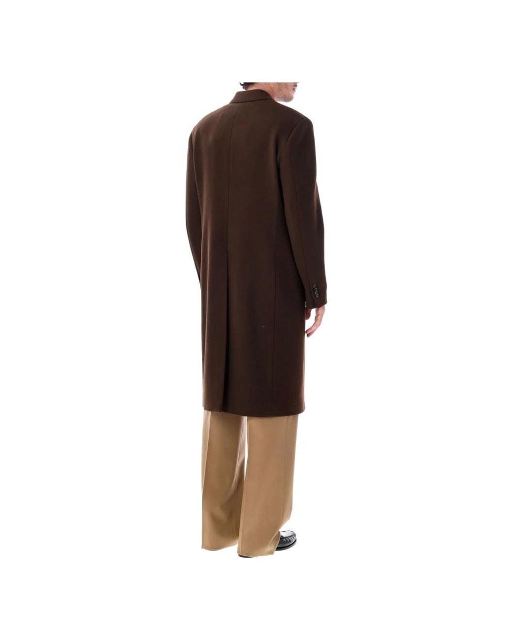 Lardini Brown Double-Breasted Coats for men