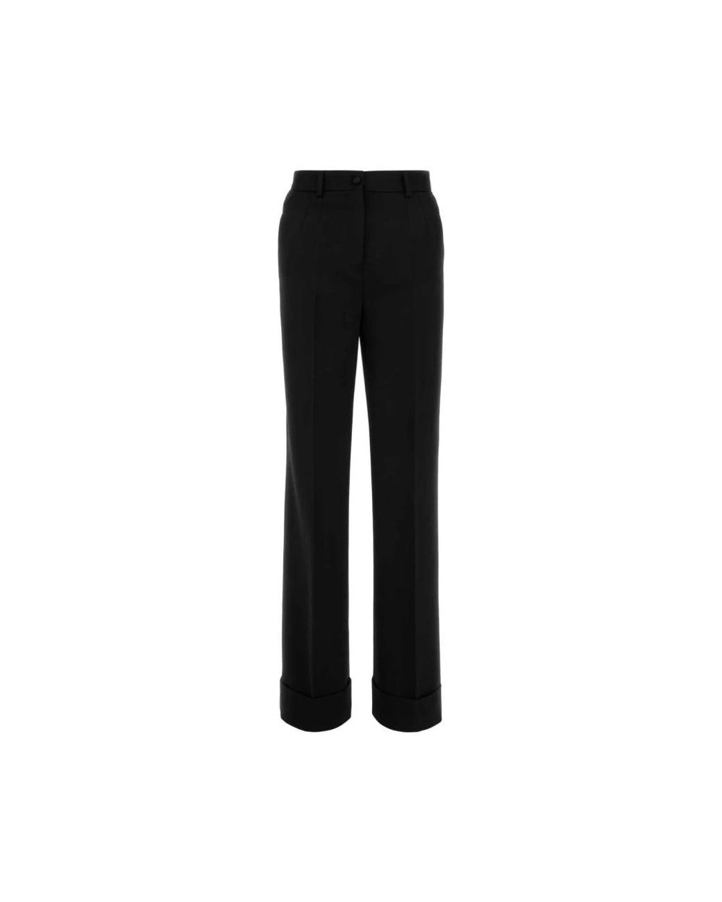 Dolce & Gabbana Black Straight Trousers