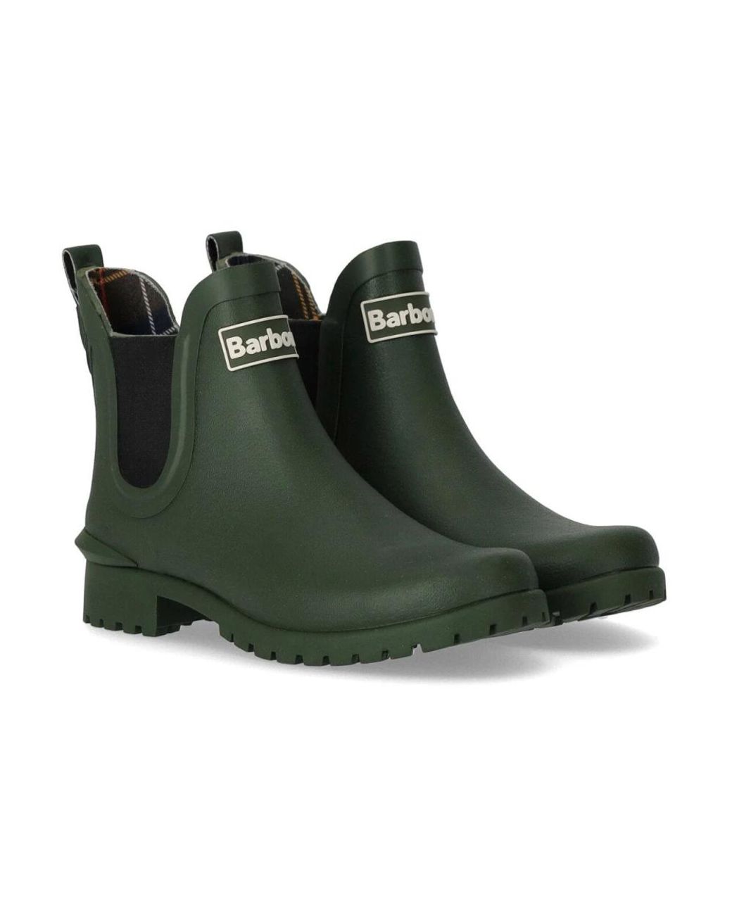 Barbour Green Chelsea Boots
