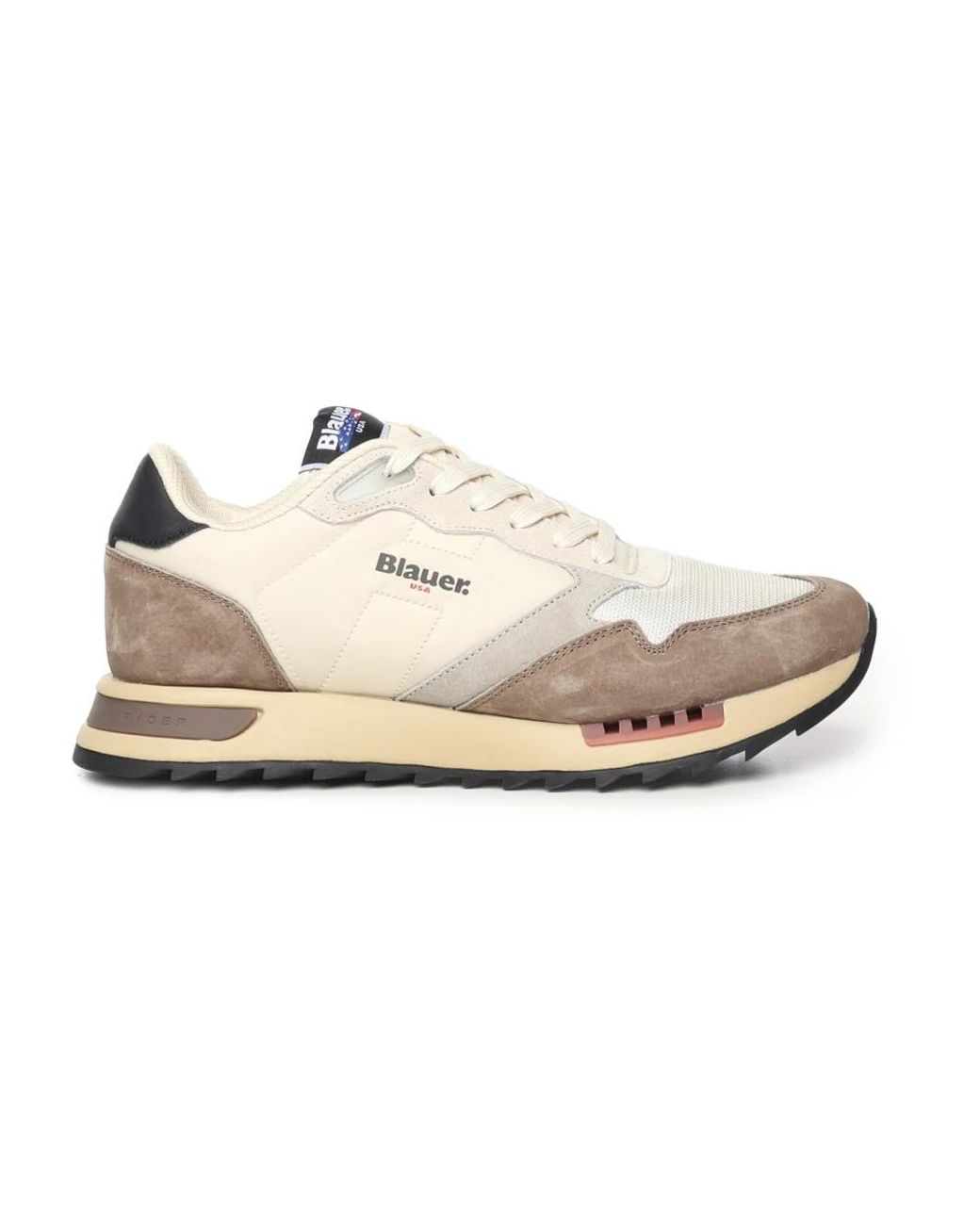 Blauer Schoenen ,Wit ,Leer Stijlvolle Ryder Sneakers in het White voor heren